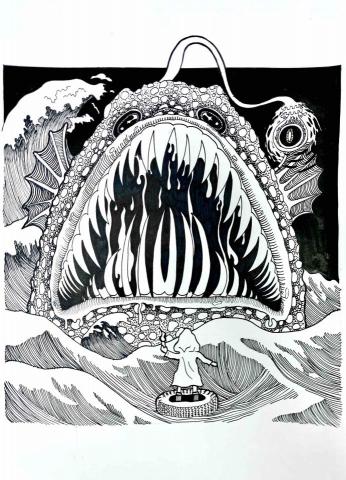 彩果子繪畫 - 代針筆插畫