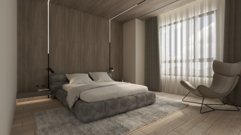 光境室內裝修設計有限公司 - 光域   極簡留空心靈，光束引領方向
現代極簡風   新成屋  42坪