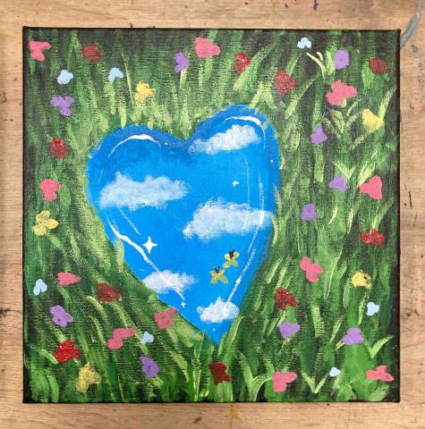 彩果子繪畫 - 畫布