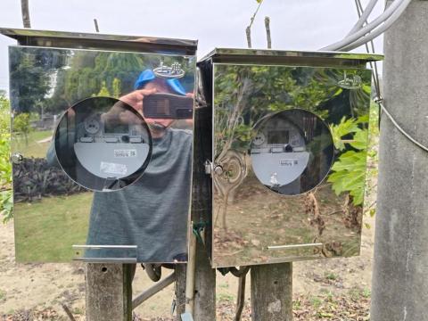 瑋成水電裝修工作室 - 施工後：電表箱更換完成