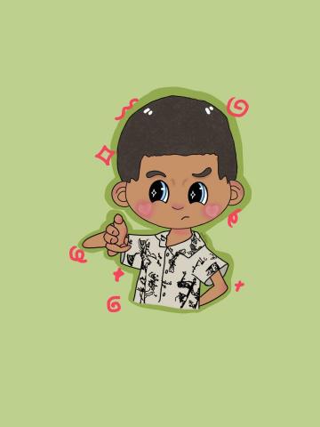 廖祁莙 - A 版人像電子繪畫