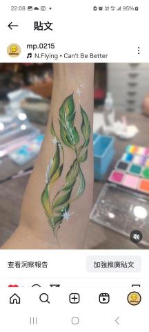 陽光彩繪 - 手部防水彩繪