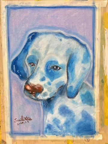 廖祁莙 - 蠟筆手繪