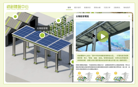 余紀浩 - 3D互動網頁：中國醫藥大學-綠創體驗中心