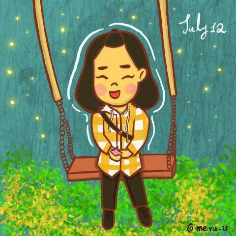 MERU 插畫 - 人像似顏繪Q版