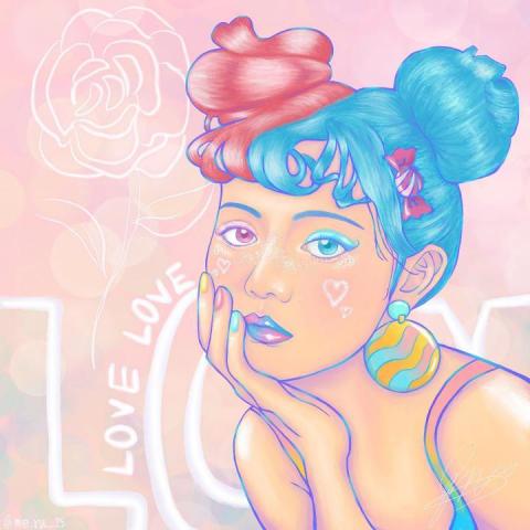 MERU 插畫 - 人像寫實風格