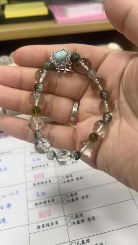 Amber手作/打字工坊 - 綠幽靈手串