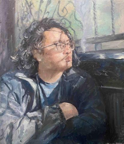 蕭宇喆 - 客製化油畫人像