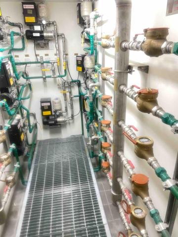 易新工程 - 淡水新建案水表牆配管