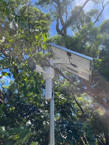 歆濬工程行 - 太陽能4G攝影機架設