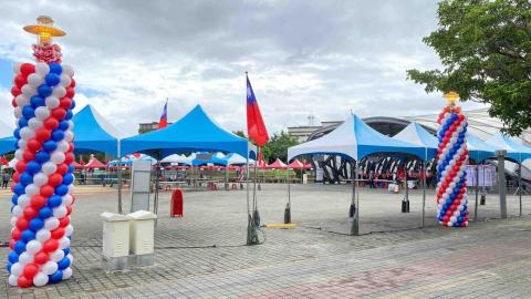 夏葉佐國際 - 國慶日活動會場佈置