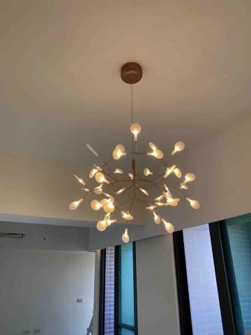 三毛 - 吊燈安裝