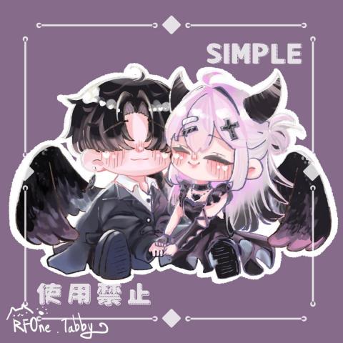 林于玉 Tabby - Q版雙人