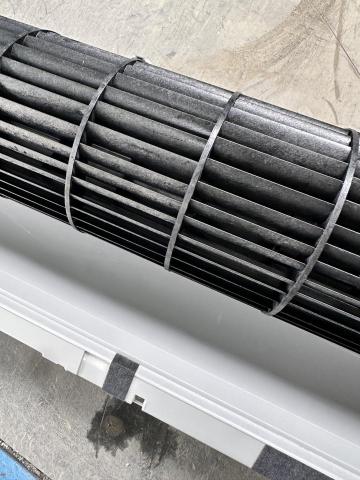 捷迅個人工作室 - 壁掛式風輪清洗後