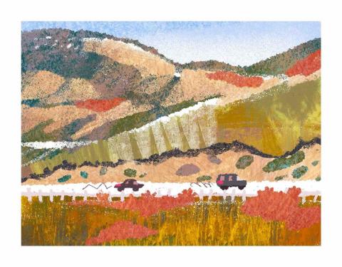 喻晴 - 風景插畫