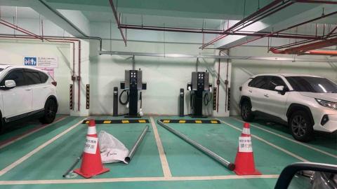 停車場標記專家 - 竹北三民地下停車場-施作前