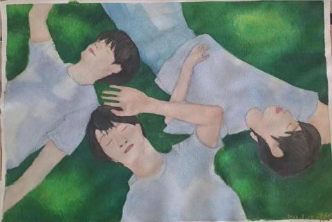 黃鈺慈 - 自己在家繪畫的作品