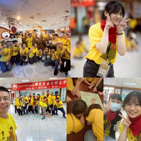 黃鈺慈 - 在兒童營隊時的照片