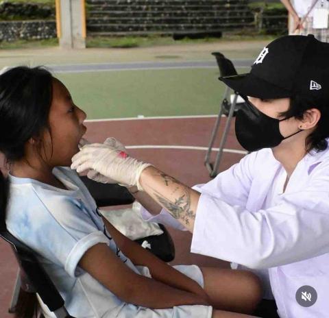 林紘羽 - 於台東知本進行義診服務