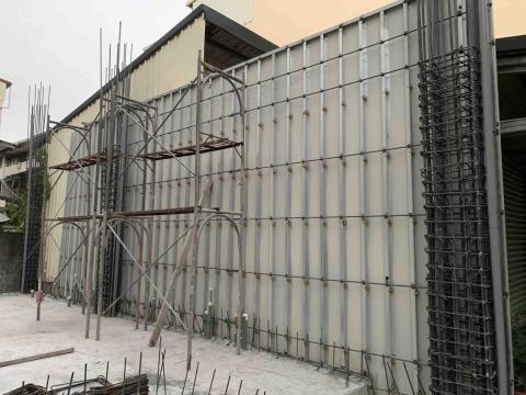 岳昇工程行 - 免拆鐵模(氟碳烤漆)-點焊#4鋼筋