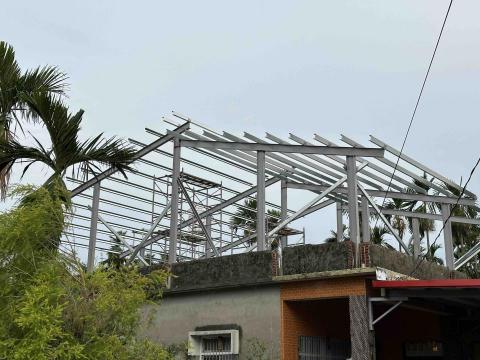 岳昇工程行 - 老屋樓頂-鋼構增建