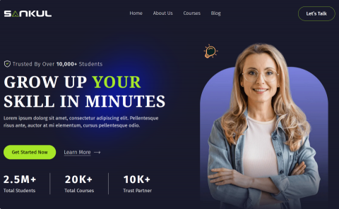 Turningvertical - 幫助國外Youtuber製作個人線上課程網站.