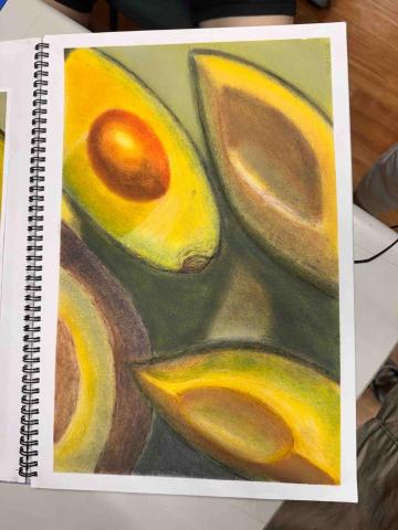 呂岷熙 - 成人學生團課粉彩作品120分鐘