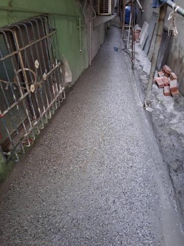 合旺工程行 - 一樓地面舖平施工加抿石子完成