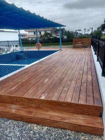 悠然景觀有限公司 - 民宿-南方松地板舖設