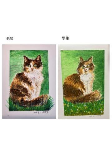 林筠 - 油畫棒-動物系列示範教學