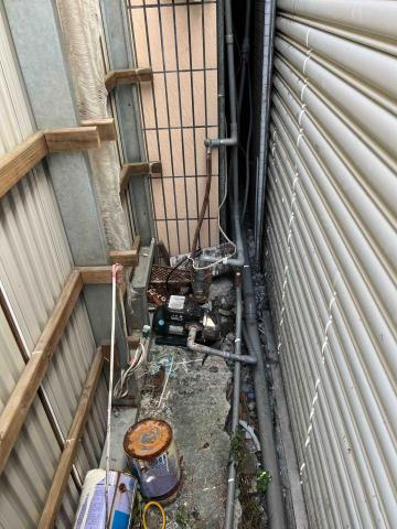 皓勛水電 - （修繕前）馬達維修-管線整理