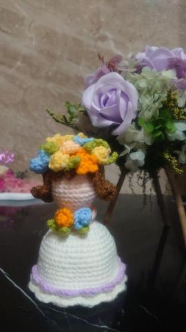 鉤藝郎複合式教學 - 鉤針花束娃娃