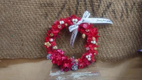 鉤藝郎複合式教學 - 小花圈設計製作