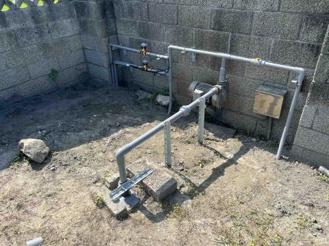 皓勛水電 - （修繕後）地下水馬達管線重新配置（加上灑水系統控制）