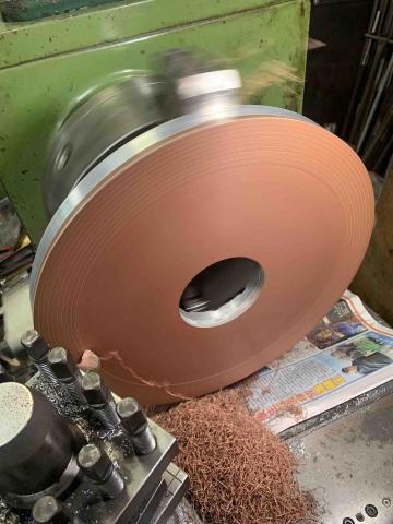 涂先生 - 600圓盤加工件數酯盤車削