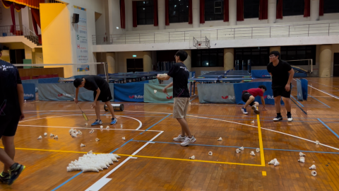 葉Leaf - 團體班練習時之情況