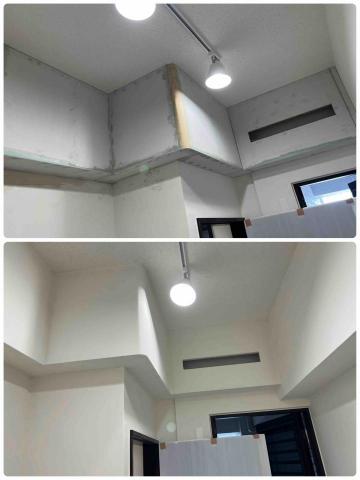 柚子爸的油漆工程 - 裝潢施作矽酸鈣板油漆工程

