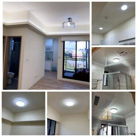 綠合和企業社 - 客廳間接照明燈具安裝(新增迴路)、主客廳燈具安裝(燈具業主自備)、新設廚房專用迴路 、主(客)浴室燈具新增、電話線更改網路專用、廚房燈具新增、挖斯偵測位移。