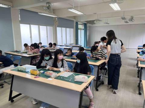 蔣嘉生 - 北投桃源國小美術課工藝教學活動