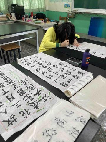 王大可 - 11歲兒童書法