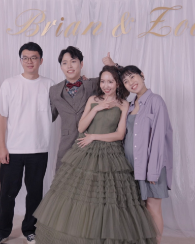 R.C訂製花；焦糖爆米花婚禮相關服務 - 送客背板租借