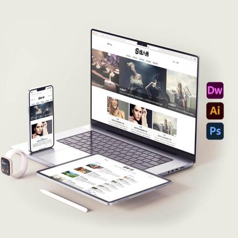 Wings XIII 聯合設計工作室 - 此專案由台灣達人秀委託，負責設計並製作前端 HTML 網站，完成後交由其內部後端工程師進行後端功能的整合與開發。

經過多次視覺設計方案的討論與篩選，最終確定採用時尚雜誌風格作為設計方向。整體設計以精美的圖像與文字為核心，輔以簡潔乾淨的視覺排版，旨在引導使用者專注於圖文內容的呈現，營造高品質且專業的使用體驗。