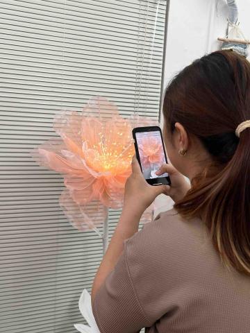 汨羽藝境工作室 - 巨型花藝｜牡丹氣氛燈｜