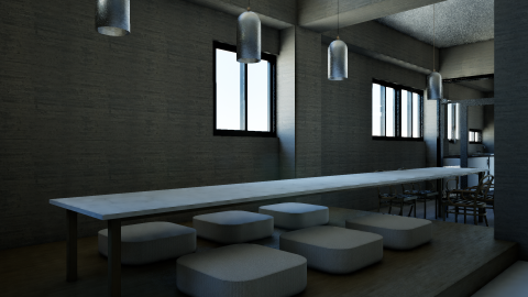 Lu Architecture studio - 室內渲染-家庭茶室空間