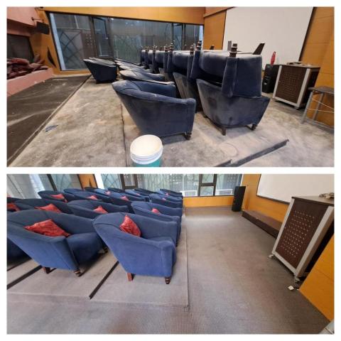 郭美雪 - 視聽室除掉裝潢灰塵