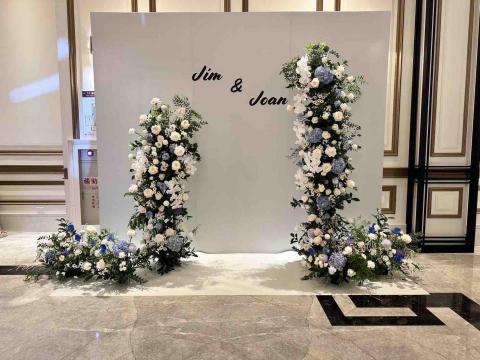 夏葉佐國際 - 婚禮拍照背板和花藝佈置