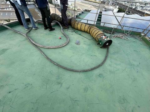 英特達科技工程行 - 入槽前實施通風換氣措施 英特達科技工程行 - 入槽前實施通風換氣措施