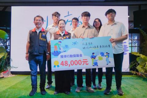 梁文承 - 獲得花蓮縣48000元行動獎金