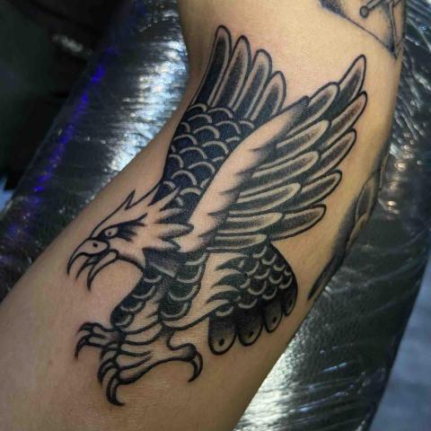 波波紋身 - 老美式