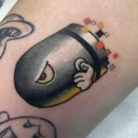 波波紋身 - 美式小圖